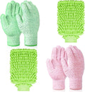 6 Pcs Microfiber Dusting Mitt Gloves for Plants Washable Dusting Gloves for House Cleaning Furniture Car Washing
