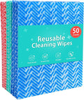 AIDEA Cleaning Wipes, Reusable Cleaning Cloth and Towels, Domestic Wipes for Dish&Kitchen, 50 Count Multi-Purpose Rags, 12 * 12 Inch