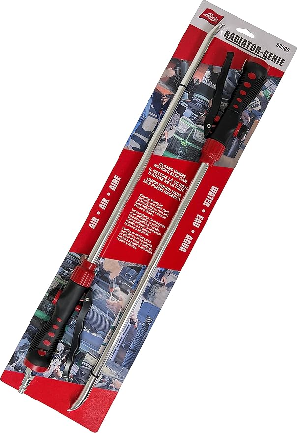 Lisle 88500 Radiator Genie Water and Air Cleaning Wands for High Efficiency Cooling Systems and All Types of Radiators