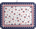 4th of July Dish Drying Mats for Kitchen Counter Patriotic Independence Day Kitchen Dishes Dryer Pad Stars Absorbent Dish Mat Microfiber Washable Foldable Reusable Large 18x24 in