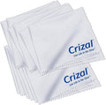 Crizall Eyeglass Cleaning Cloths – 12 Pack Premium Microfiber – Safest Cloth for AR Lenses – #1 Doctor Recommended for Eyeglasses, Screens & Cameras
