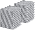 20pcs Set Non-Scratch Steel Wool Dishcloth - Multi-Use Kitchen Scrubbers, Durable Cleaning Pads for Wet & Dry Use White