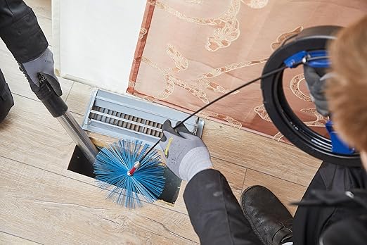 Wohler Viper S, 50' Cleaning Brush for Air Ducts, Chimneys and Dryer Vents, Various Brushes Available, Comes Without Brush