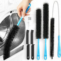 Holikme Dryer Vent Cleaner Kit - 5 Piece Flexible Snake Tool for Lint Removes&Sewer Set Brush Clog Remover,for Toilet, Kitchen Sink, Bathroom Bathtub,Long Drain Brush