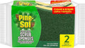 Pine-Sol Heavy Duty Scrub Sponges for Cleaning | Dual-Sided Dishwashing and Scouring Pad | Kitchen Supplies for Washing Dishes, Pots, Pans, 2 Pack