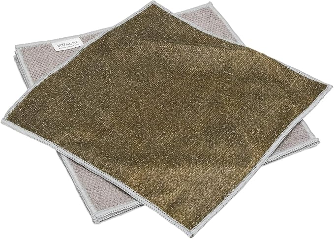 Microfiber Wholesale Dish Cloths | Scrubs & Cleans: Dishes, Sinks, Counters, Stove Tops | Easy Rinsing | Machine Washable | 4 Pack (Size 10" x 10")