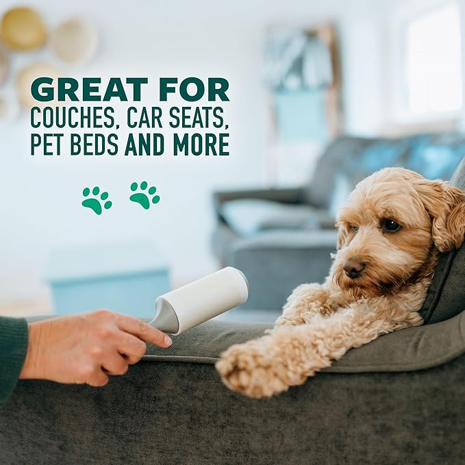 Scotch-Brite Dog Lovers Cleaning Kit, Includes 6 Limited Edition Non-Scratch Sponges and 1 Pet Hair Pickup Extra Sticky Lint Roller, Multi-surface Safe