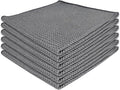 ITTAHO Waffle Weave Microfiber Towel, Reusable Absorbent Cleaning Cloth, Kitchen Towels, Dusting Cloth Lint Free Cleaning Rags for House, Kitchen, Window, Workshops, 6 Pack, 14 x 15 Inches