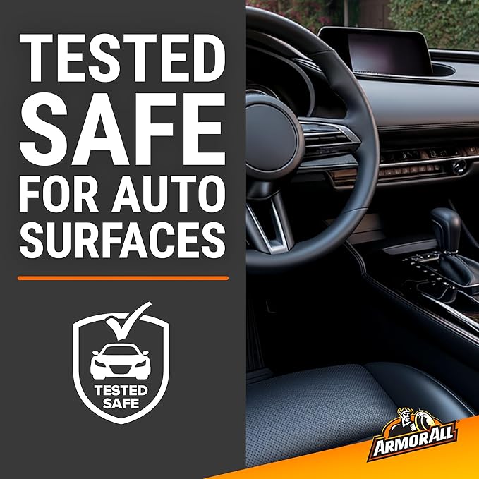 Armor All Original Protectant Wipes,Car Interior Cleaner Wipes with UV Protection to Fight Cracking & Fading,30 Count (Pack of 4)