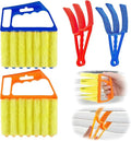 Blind Cleaner Duster Tool, 2026 New Window Venetian Washable 7 Fingers Dusting and Air Vent Cleaner, Shutter Cleaner Brush, Blinds Air Conditioner Fan Duster Dirt Cleaning (A)
