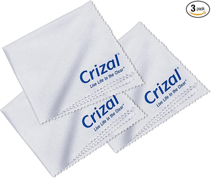 Eyeglass Cleaning Cloths – 3 Pack Premium Microfiber – Designed & Tested for AR-Coated Lenses – Trusted by Optical Professionals