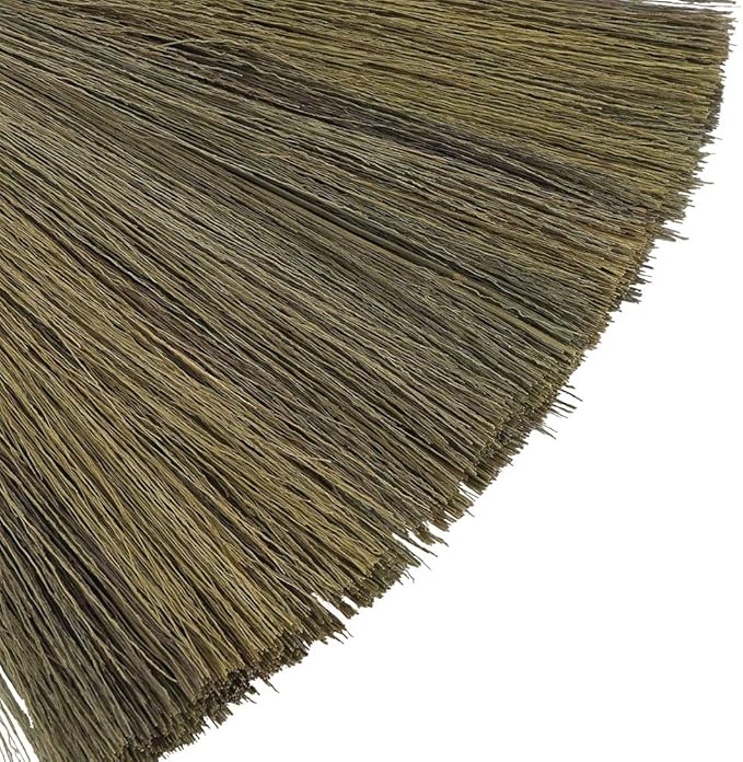 10.2 Inch Whisk Broom Hand Held - Mini Corn Straw Whisk Broom Short Handle with Hanger for Multi Surface Sweeping Small Hand Brush for Outdoor Car Porch Debris Dust Dirt