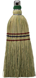 LaPrima Shops Authentic Amish Hand Made All Broomcorn Broom (12-Inch/Whisk)