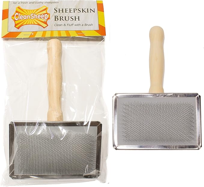 Sheepskin Cleaning Brush for Rugs & Throws, CleanSheep