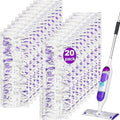 20 Count Disposable Power mop Pads Compatible with Swiffer Power mop Refills and Wood PowerMop, Multi-Surface swiffer Wet Pads Refills Replacement Use for Floor Cleaning