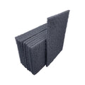 VSM 10-Pack: 6" x 9", Gray - Ultra Fine, Non-Woven Hand Pad, Silicon Carbide Grains, Rust and Oxidation Resistant, Multipurpose Abrasive Scrub Pad for Finishing and Cleaning