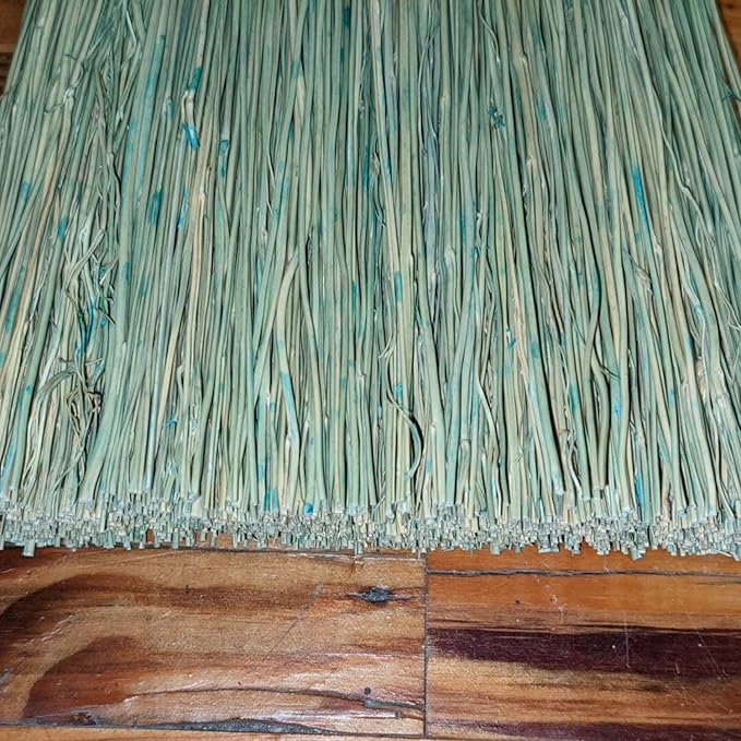 Lehman's Amish-Made Whisk Broom - Authentic Corn Straw Broom with Metal Hanging Hook, Natural, 11 inches