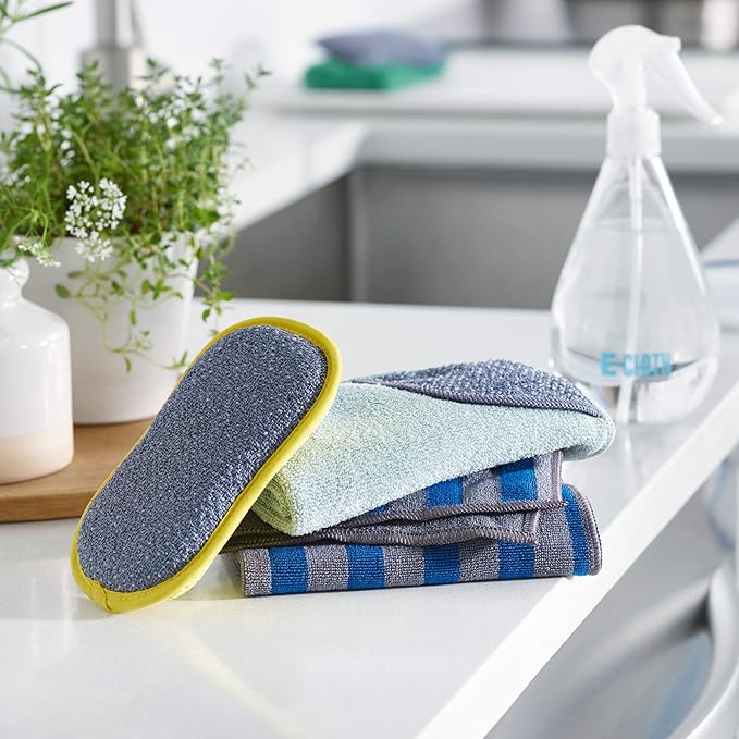 E-Cloth Kitchen Microfiber Cleaning Cloths, Single Pack, Green