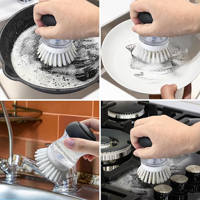 Palm Brush Refills for OXO Soap Dispensing Palm Brush, 8 Pack Palm Brush Replacement Head