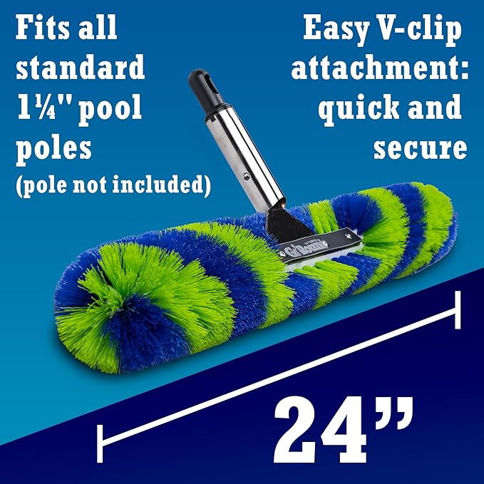GoRound 360 Pro Pool Brush 24 inches