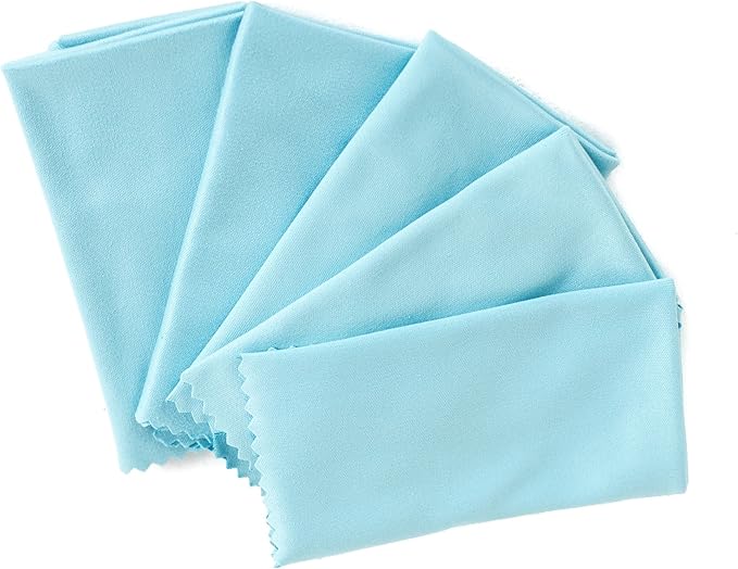 Record Cleaning Cloth Anti-Static - 5 Pack Microfiber Antistatic Towel Lint Free Vinyl Record Cleaner for Your LP Album Collection