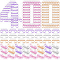 Bokon 400 Pcs Handle Grip Nail Brush Bulk Fingernail Scrub Brush for Toes and Nails Cleaner, Pedicure Scrubbing Tool Kit for Men and Women(Colorful)