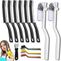 12Pcs Crevice Cleaning Brush Set, Hard Bristle Gap Cleaning Tools, Multifunctional Brushes for Kitchen, Bathroom, Grout, Sink, Bottle, Teapot, Blender, Window & Car (12pcs)