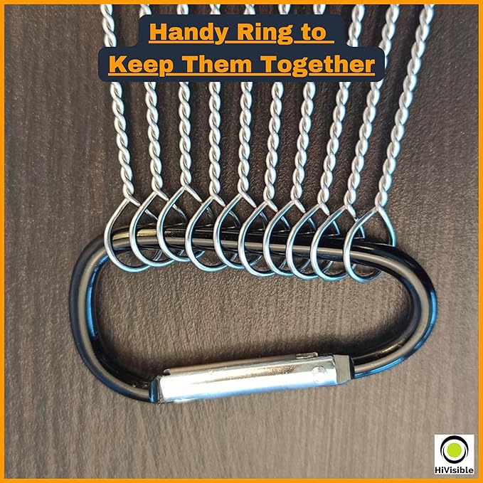 6 Straw Cleaner Brush Extra Long - Set of 6 Metal Straw Cleaner - Straw Cleaning Brush for Reusable Straws