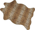 MACEVIA Leopard Rug Cheetah Print Rugs Western Decor for Living Room Bedroom Faux Animal Area Carpet Non-Slip 59" L x 47.2" W(4.9ft x 3.9ft)