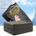 Magic Glass Cleaning Cloth 10 Pcs - Streak Free, Ultra-Absorbent car Window Fog Remover, Monitor Screen, and Glasses Cleaning Towel Made from Seaweed fibers 11.8"x11.8" (10, 30cm x 30cm)