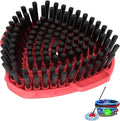 Aifacay Upgraded Replacement Scrub Brush for O-Cedar 2-Tank Spin Mop, 4.4" Triangular Heavy-Duty Stiff Bristle Scrubber Head for Tile, Grout, Bathroom, Kitchen & Floor Deep Cleaning
