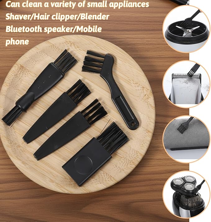 10PCS Electric Razor Brush, Shaver Cleaning Brush, Multifunctional Household Appliance Cleaner Kit for Shaver, Blender, Coffee Maker, Keyboard, Car