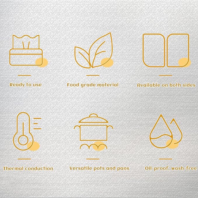 Aluminum Foil Sheets, Pre-Cut Foil Sheets, for Home Restaurant Food Processing, High-Temperature Resistant Non-Stick Type, Pop Up Single Sheets, 200 Sheets (12 in)