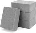 4 Pack Grill Cleaning Bricks, Pumice Stone for Cleaning Oven, Stove, BBQ Grill, Commercial Grade Cleaner for Cookers, Frying Pans, Racks, Flat