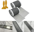 Neodrain 2 PCS Linear Shower Drain Hair Catcher Cutable Disposable Bathroom Drain Sticker，3.54”x32.8FT