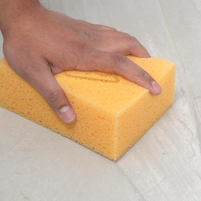 QEP 70006-18 Pro Square Grouting Sponge - All-Purpose Heavy-Duty, 6.7" x 4.6"
