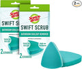 Scotch-Brite Swift Scrub, Bathroom Buildup, Glass Door, Shower and Bath Cleaner, Soap Scum Remover, 3X Faster Than an Eraser Pad, 2 Count (Pack of 2)