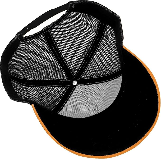 Brooms are for Amateurs Halloween Baseball Cap with Curved Brim and Mesh Outdoor Sun Protection & Breathability Casual Trucker Hat Well-Built and Well-Proportioned Black