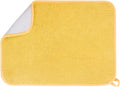 Microfiber Dish Drying Mat, Super Absorbent Kitchen Dish Drying Pad for Easter Day, Reversible Gift Mats for Countertop, 12 * 16 inch Yellow