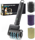 Leebein Electric Grill Brush for Outdoor, 2026 Upgraded BBQ Grill Cleaner with 3 Heads, 3-Speed & Angle Adjust Cordless Rotary Grill Brush, 150Mins Runtime Grill Cleaning Brush for Barbecue Grates
