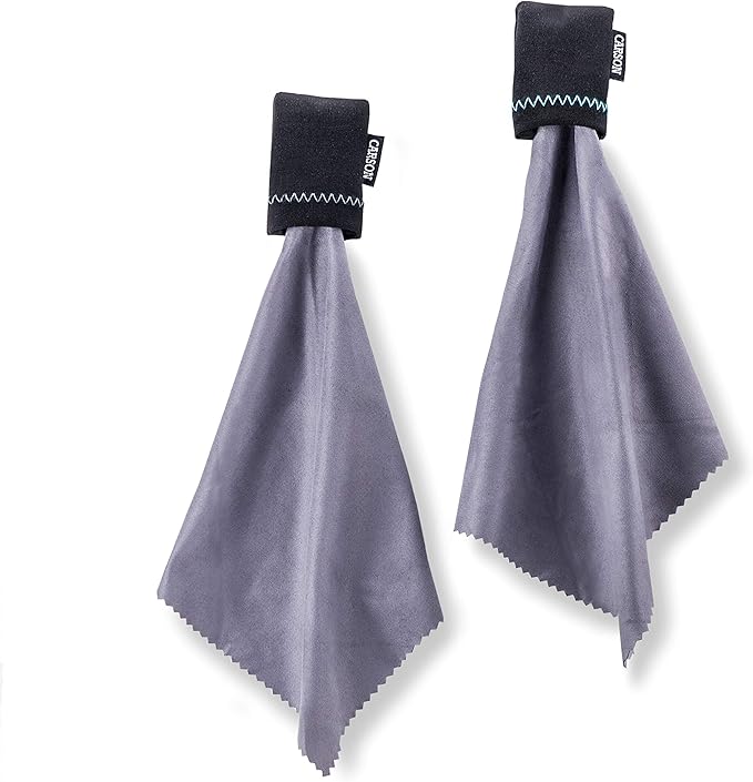 Carson Stuff-It Go Microfiber Lens Cloth Cleaning System - 2 Pack (SN-10AM), Black