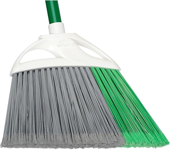 Libman Precision Angle 11-1/2 in. W Stiff Plastic Broom