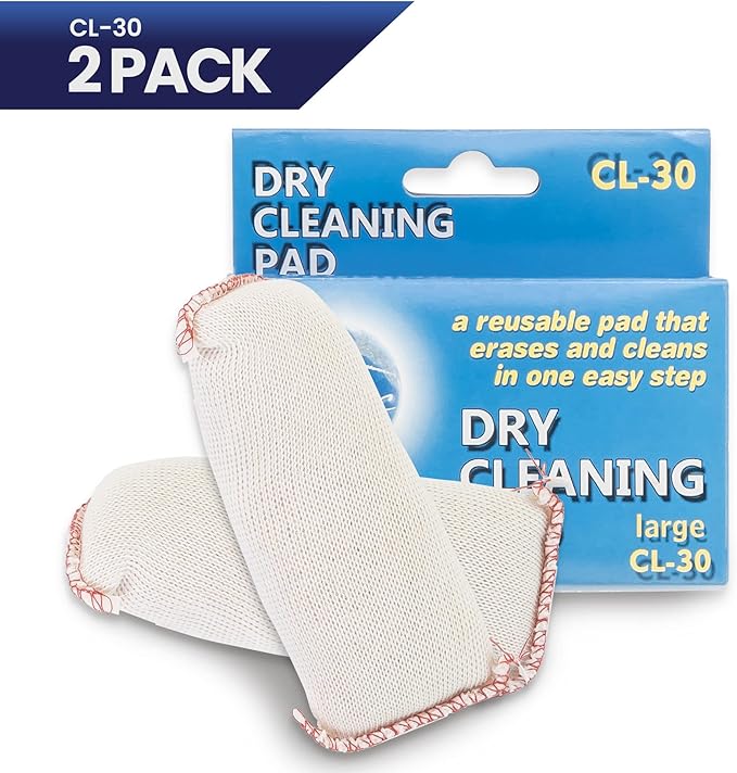 2 Pack Pacific Arc Dry Cleaning Pads Large for Drafting, Art, Architecture, and Graphite