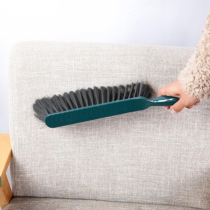 2pcs Hand Broom Soft Bristle Cleaning Brush with Handle Small Brooms Hand Brushes for Cleanings Mini Brooms Comfortable Grip Brush for Sofa Bed Car Bedroom Cleaning Broom Tools Apartment Essentials