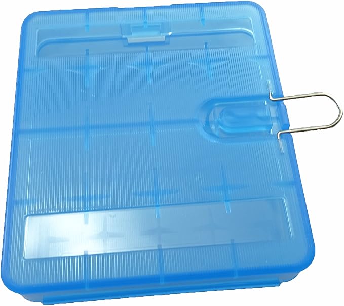 Honbay Battery Storage Case/Box/Organizer/Holder for 4 18650 Batteries or 8 CR123A Battery, Pack of 6 (Multi-colored)