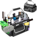 Wearable Detailing Caddy, Quick Load Collapsible Car Care Bag with Handle & Shoulder Strap, Detail Carry Organizer with Multi Pockets for Auto Cleaning Supplies & Vehicle Wash Tools, Bag Only