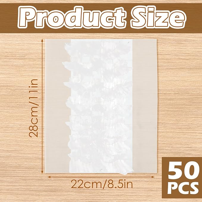 50 Count Dry Sweeping Cloths Compatible with Swiffer Sweeper Mop, Heavy Duty Pet Sweeping Pads Refills, Disposable Duster Mop Pads Refills for Hardwood Floor Dust and Pet Hair Cleaning