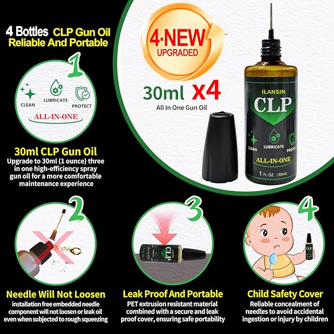 3000/1500PCS Gun Cleaning Patches+CLP Oil,2"x2" Lint Free Gun Cleaning Cloth,Professional Wipes for Shot Pistol/All Caliber of Firearms.Store in Box Can Store Gun Cleaning Kit,Choose Your Set