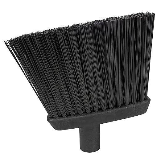 Carlisle FoodService Products CFS Duo-Sweep Plastic Small Debris Broom with Handle, 48 Inches, Black