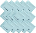 15 Pack Special Blue Light Glasses Microfiber Cleaning Cloths - Safe and Effective Cleans Lenses, Screens, Cameras, Eyeglasses, Cell Phone, LCD TV Screens and More (6X7)